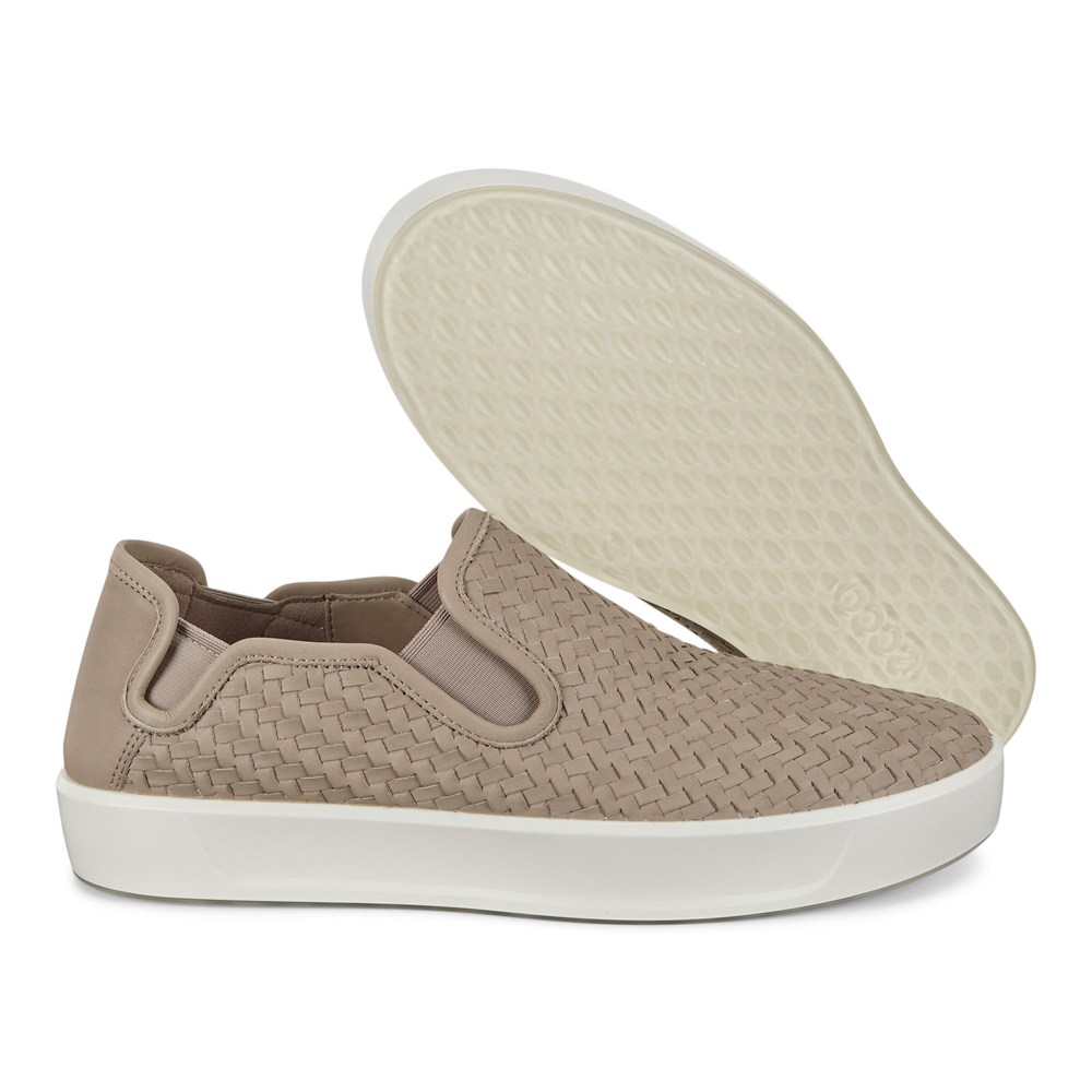 Slip On Hombre - ECCO Soft 8 Sneakers - Grises - XSB607841